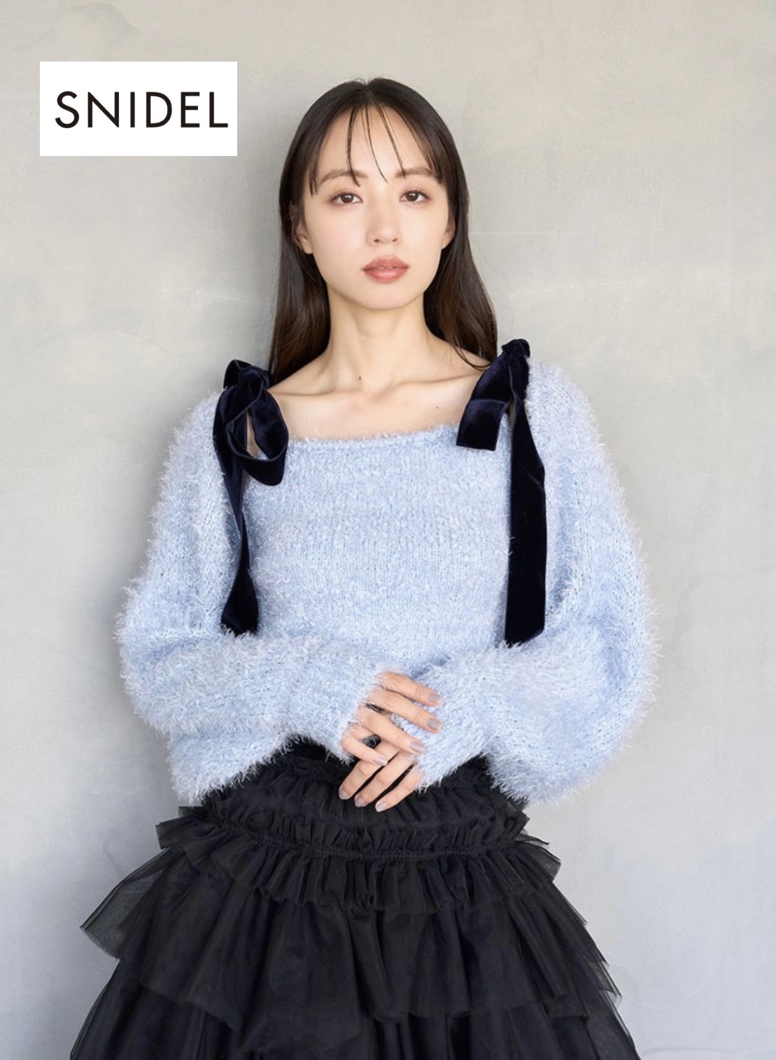 ラメニットアンサンブルプルオーバー