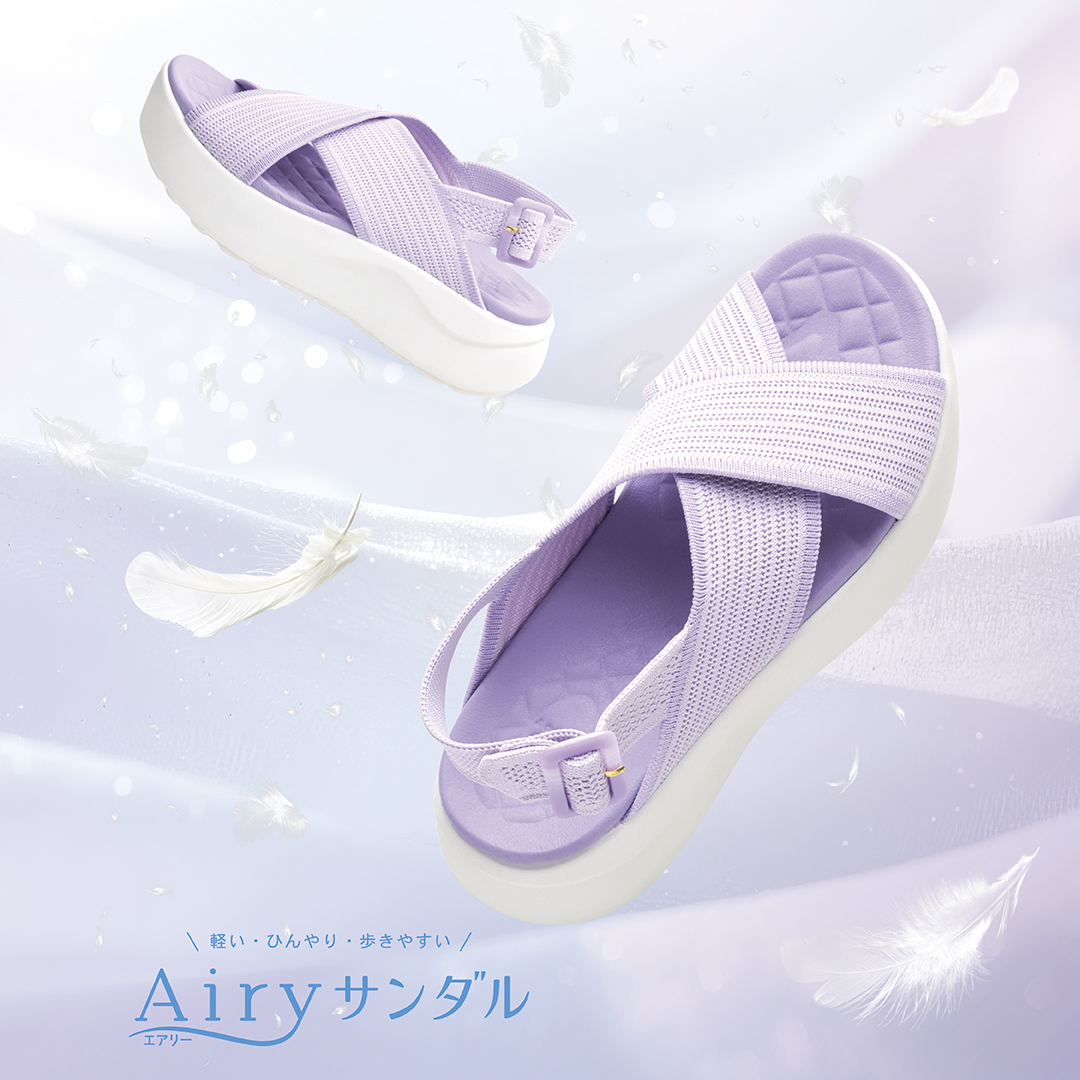 ★NEW★夏でも快適な履き心地を追求したサマーニットサンダル