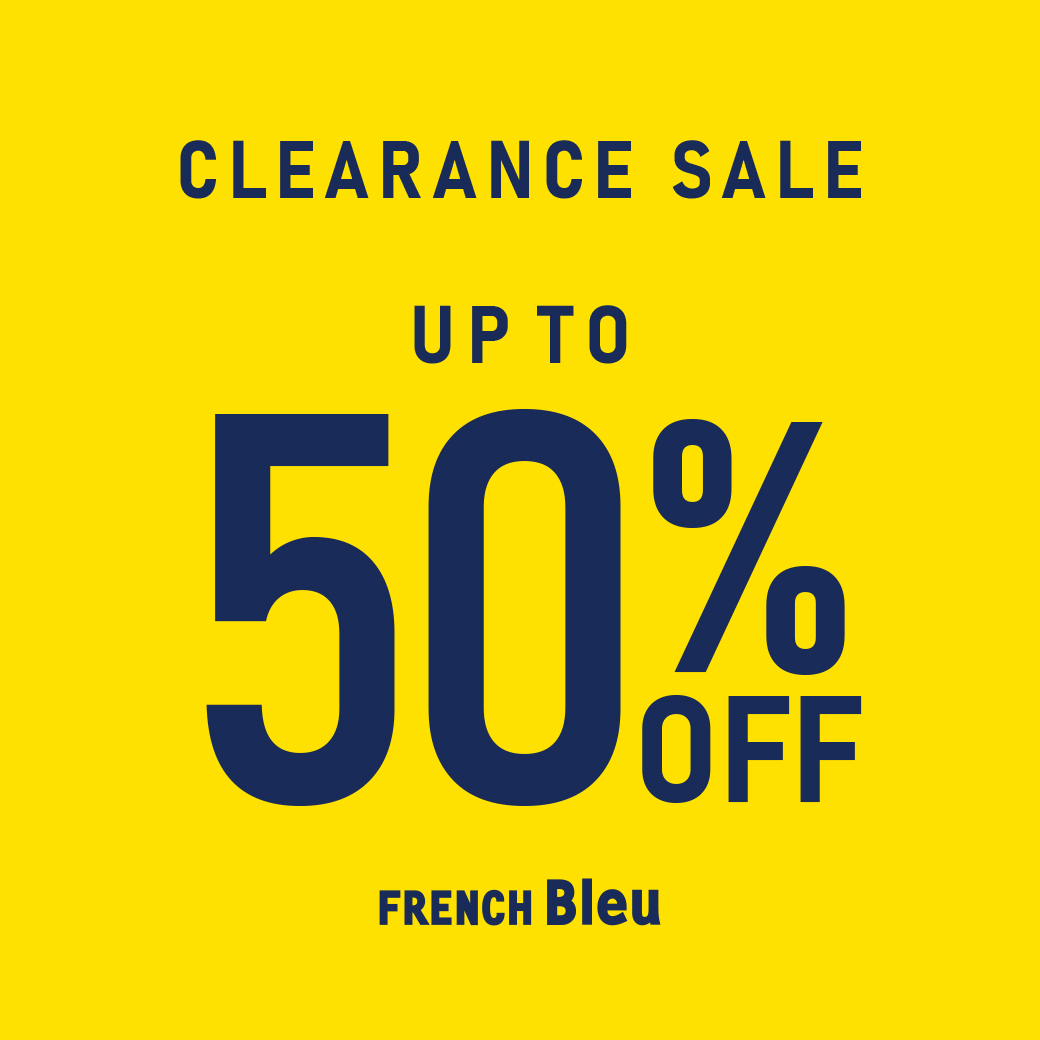 【最大50%OFF】CLEARANCE SALEスタート!!!