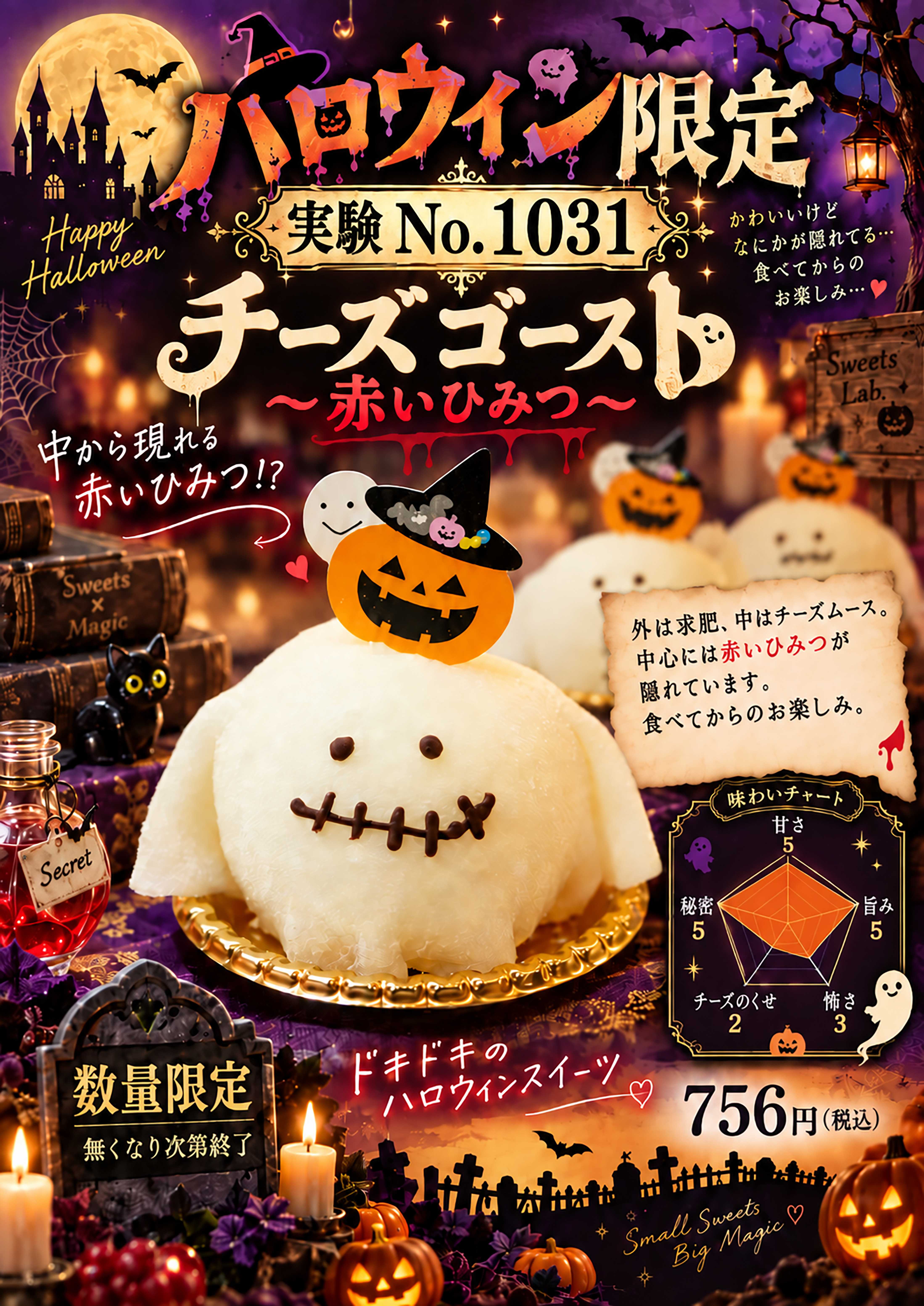 ハロウィン限定スイーツ販売中!